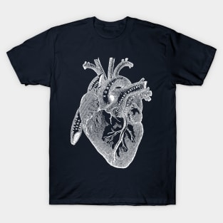 Antique Medical illustration of Human Heart T-Shirt